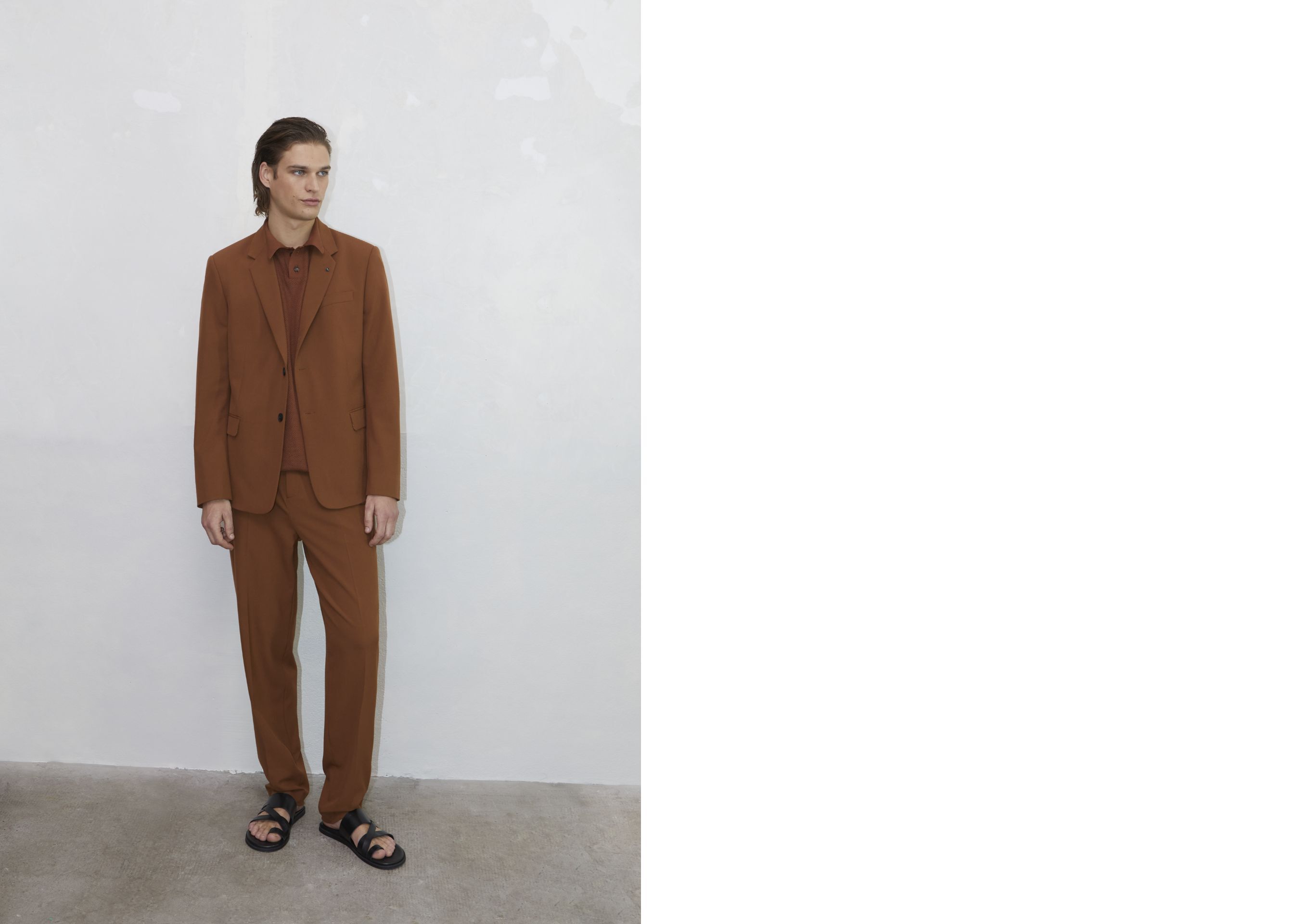 Pure Edition – Men’s cognac suit trousers