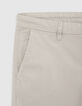 Pantalon chino SLIM mastic Homme-5