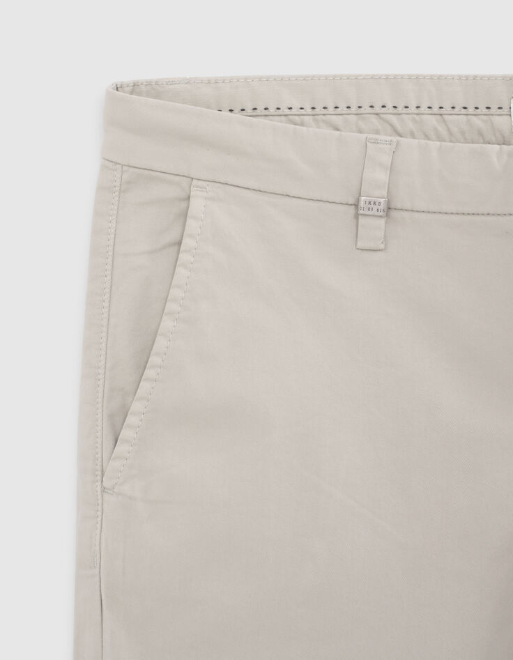 Pantalon chino SLIM mastic Homme-5