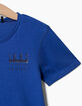 Blauw T-shirt Essentiels-4