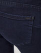 Donkerblauwe slim jeans sculpt up studs achterzak dames-5