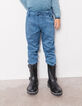 Boys’ dark blue knitlook tapered jogger jeans-2