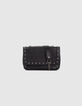 Girls’ black embossed python-look bag-2