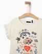 Girls’ off-white THINK POSITIVE T-shirt-3