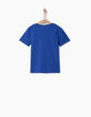 Tee-shirt bleu Essentiels-3