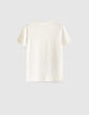 Camiseta blanca Essentiel de algodón bio-2