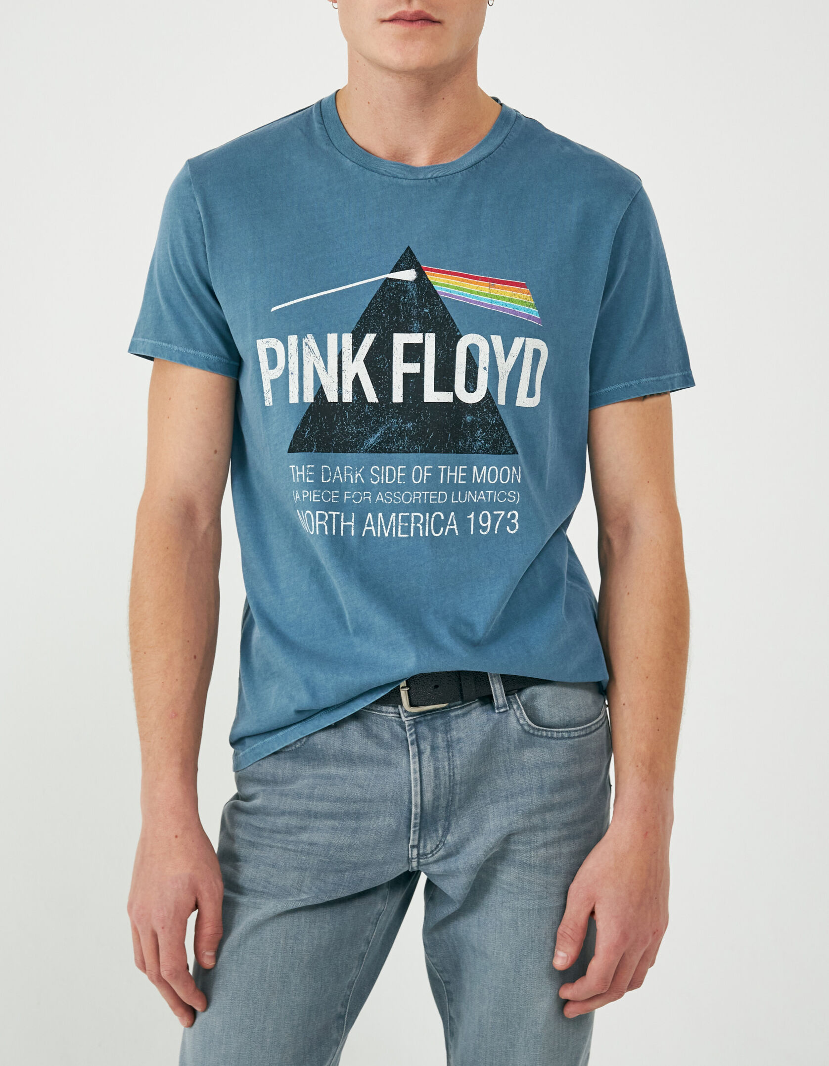 Men's aqua PINK FLOYD x IKKS T-shirt