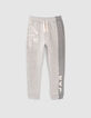 Boys’ grey combat-style joggers with dark grey band-1