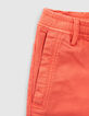 Boys’ dark orange elasticated waist Bermuda shorts-4