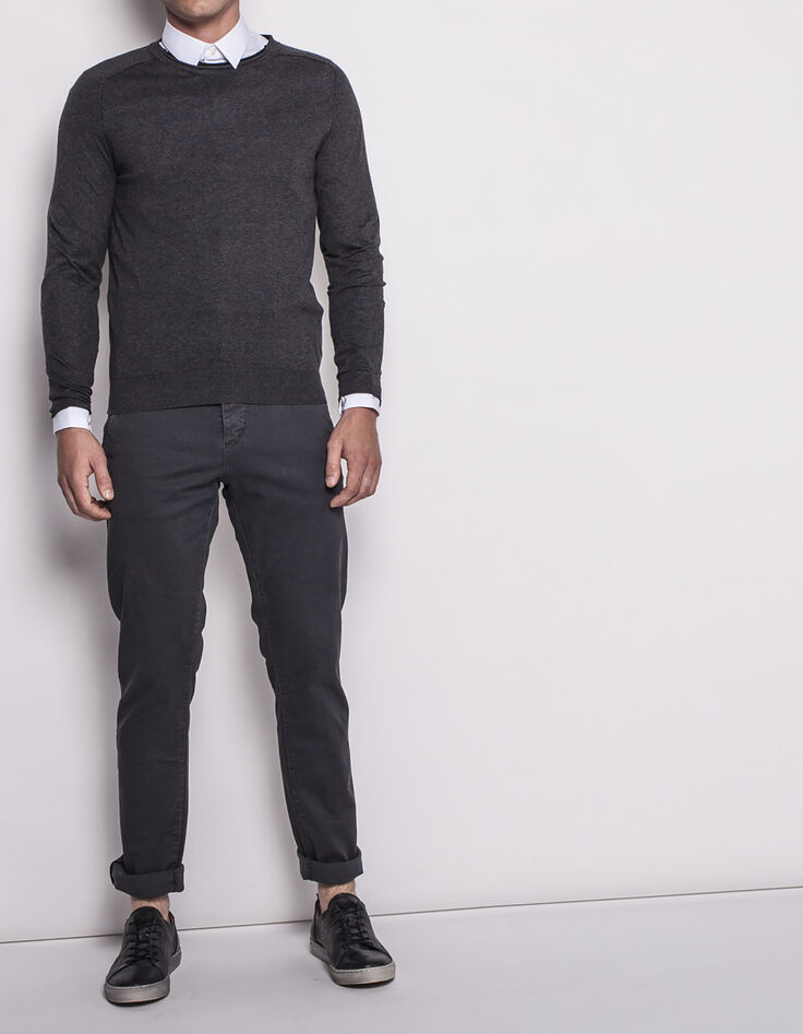 Pull homme en coton-2