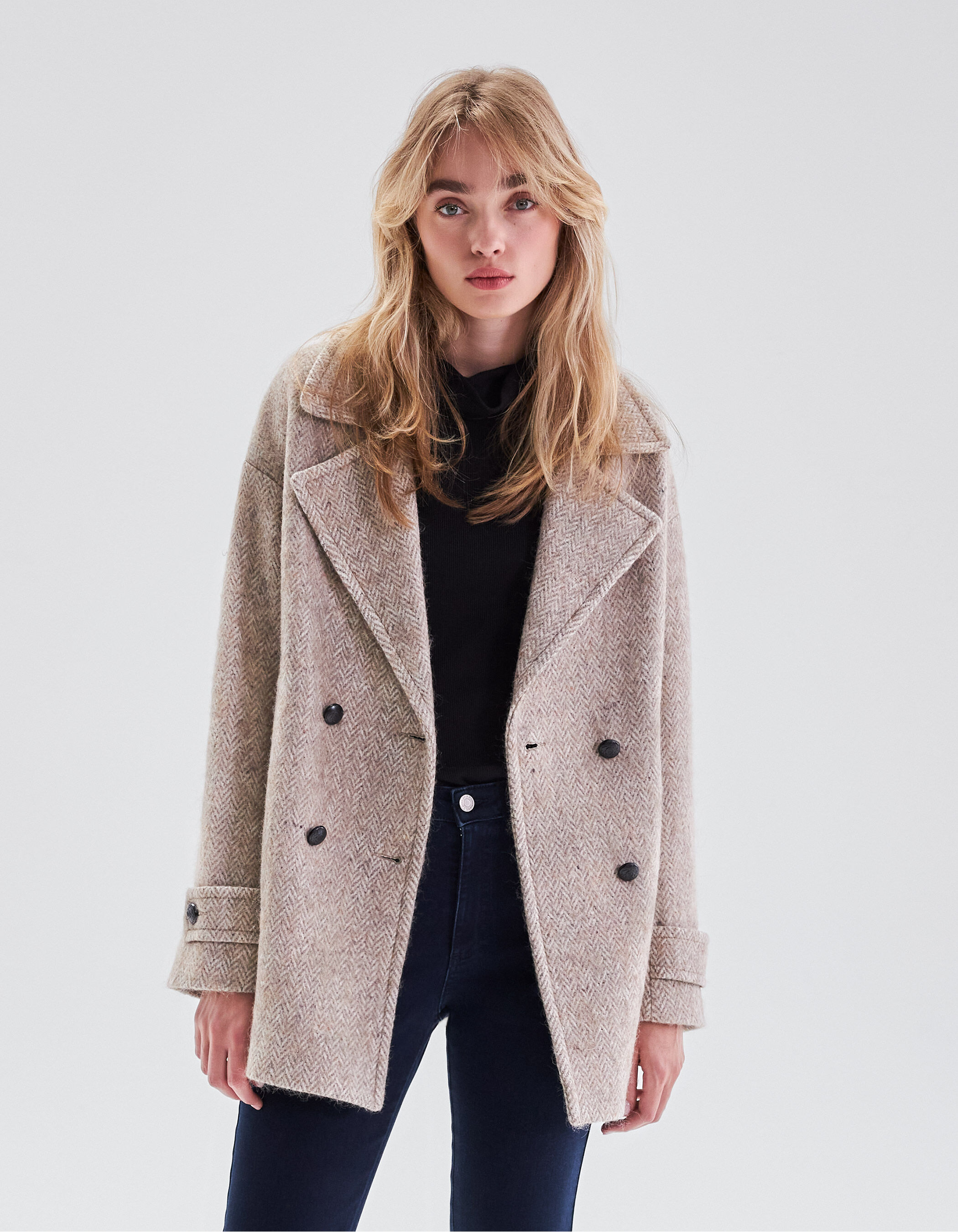 Manteau femme cheap beige mi long