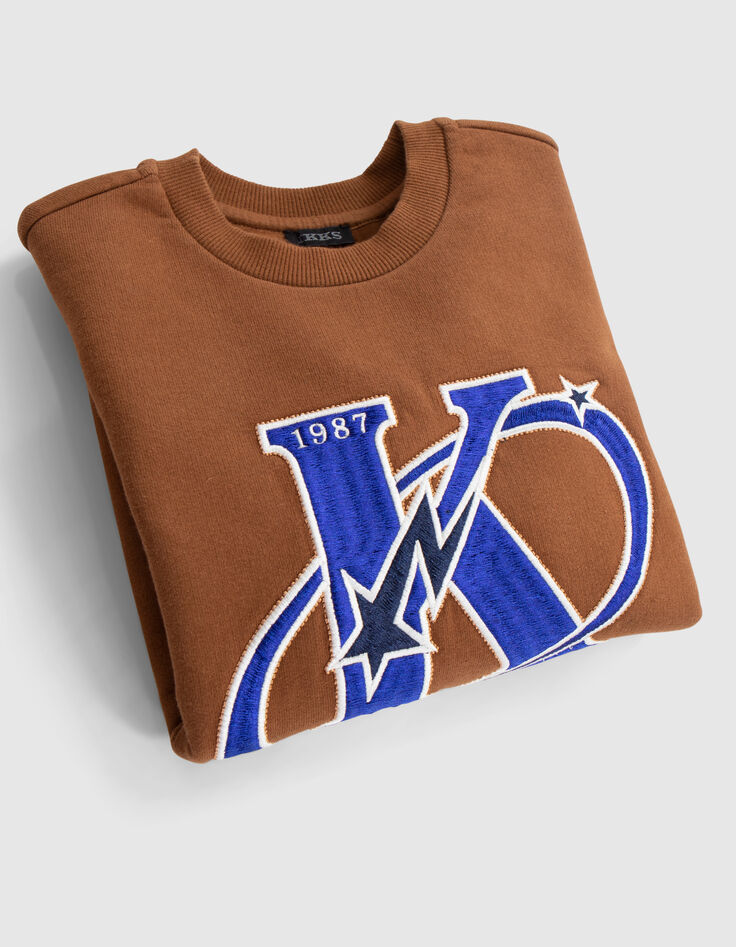 Camel Jungen-Maxisweatshirt mit K-comète-Logo-Stickerei-8