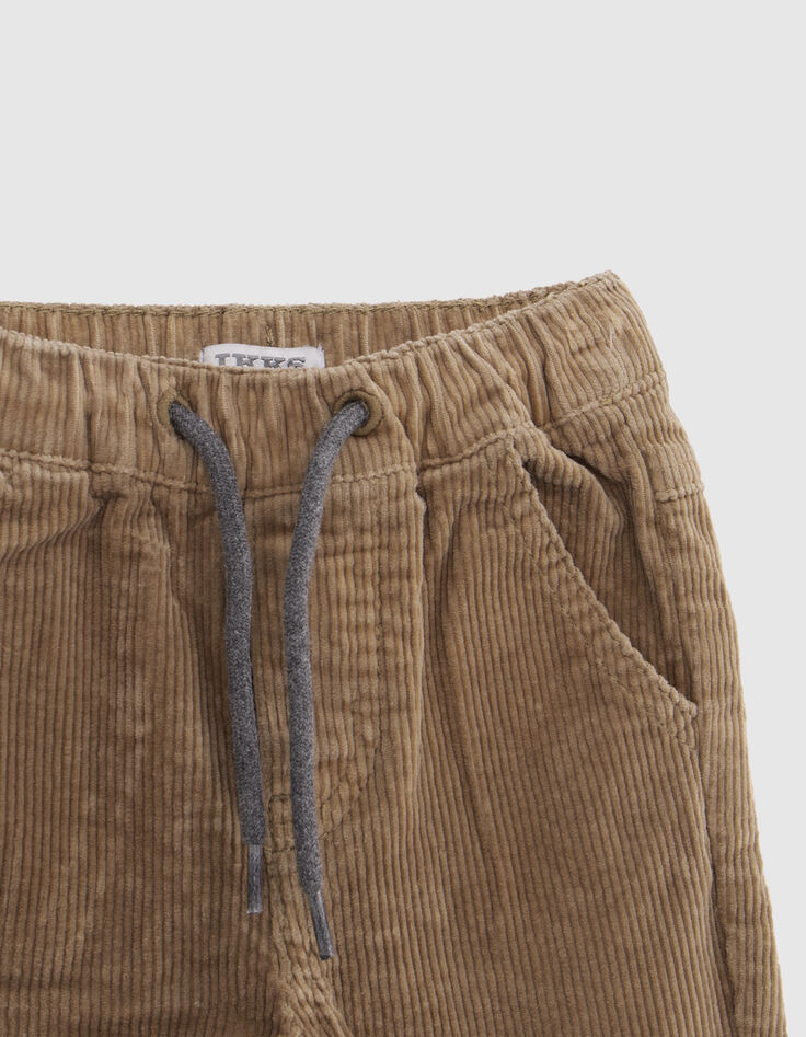 Pantalones de terciopelo camel milleraies bebé niño-2