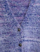 Girl's blue and pink knitted cardigan-7