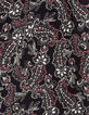 Girls’ black paisley print blouse-5