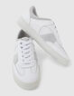 Men’s off-white leather trainers-4