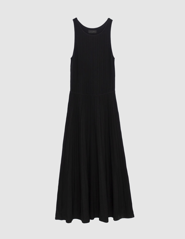 Pure Edition – Lange zwarte jurk dames-7