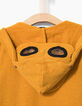 Cardigan jaune à lunettes sur capuche garçon-6