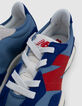 Blaue und rote NEW BALANCE 327 Turnschuhe für Jungen-7