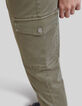 Women’s khaki cropped combat jeans-7