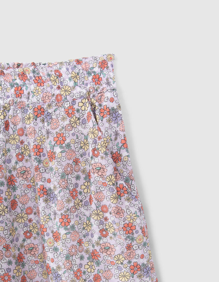 Shorts lila LENZING™ ECOVERO™ flower power niña-5