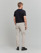 Pantalon chino SLIM mastic Homme-6