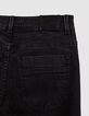 SLIM black pyramid embossed jeans boy's pocket-5