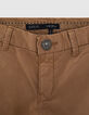 Pantalon chino camel garçon-4