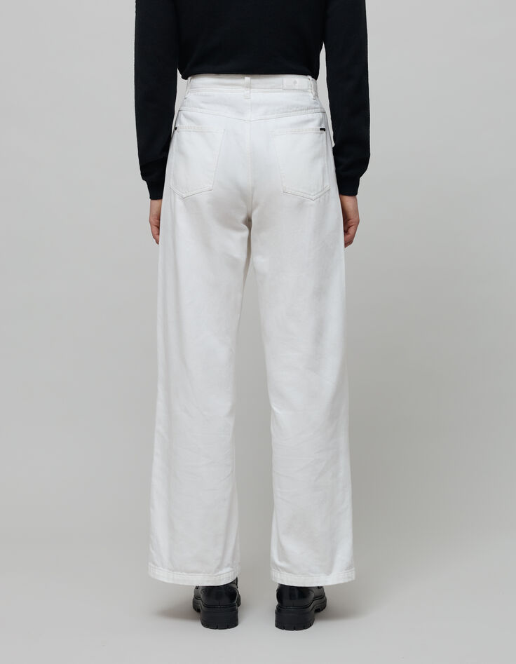 Off-White Jeans mit hoher Taille und weitem Bein für -4