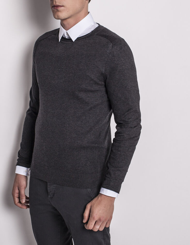 Pull homme en coton-5