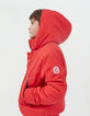 Boys’ red padded jacket with tone-on-tone marking-1