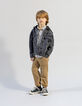 Ecru shirt LENZING™ ECOVERO™ doodshoofden jongen-2