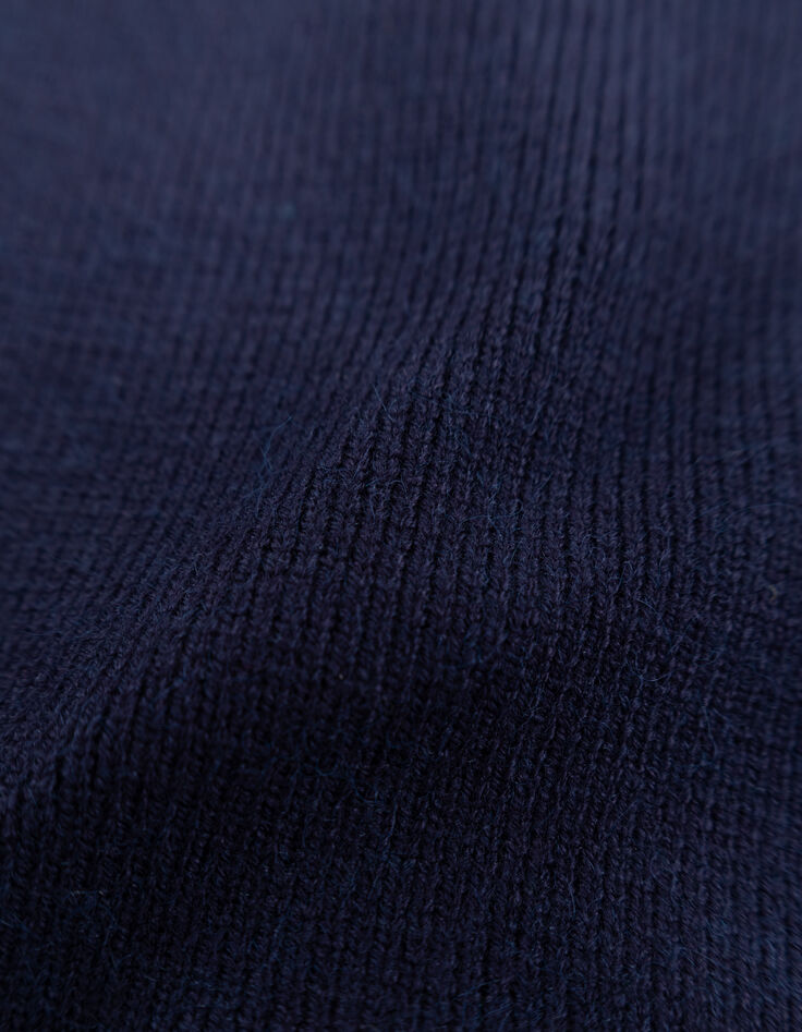 Snood navy knit gum logo boy-5