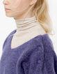 Girls’ purple knit cropped sweater-2