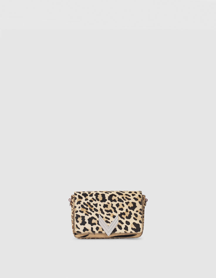 Women’s leopard pony calfskin leather 111 bag-1