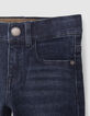 Blauwe SLIM jeans opdrukken reliëf jongens-3