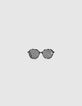 Girls’ black tortoiseshell sunglasses-3