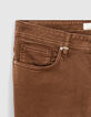 Men’s tobacco organic cotton SLIM Azudel jeans-2