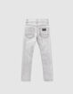 Boys’ grey SKINNY jeans with reflective details-3