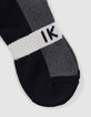 Boys’ khaki and grey sport socks-3