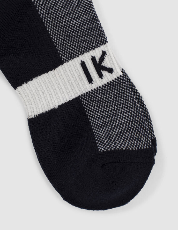 Boys’ khaki and grey sport socks-3