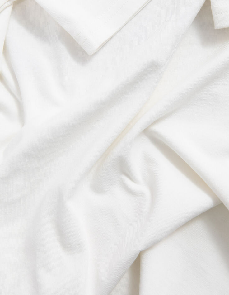 Boys’ white organic cotton T-shirt, SMILEYWORLD skaters photo-7