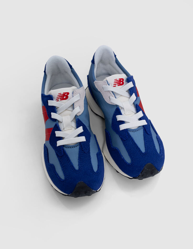 Blue and red NEW BALANCE 327 boys' sneakers-2