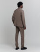 Men's chestnut suit jacket-8