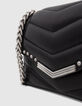 Women’s black studded leather THE 1 Rock bag Size S-3