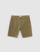 Men's light khaki CHINO Bermudas-2