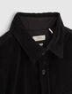 Men’s black corduroy REGULAR overshirt-2