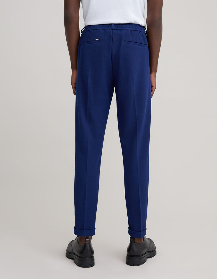 Jogpant indigo seersucker Homme-4