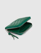 Portefeuille 1440 mini Compagnon cuir vert Femme-5
