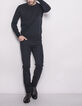 Men's black sweater-5